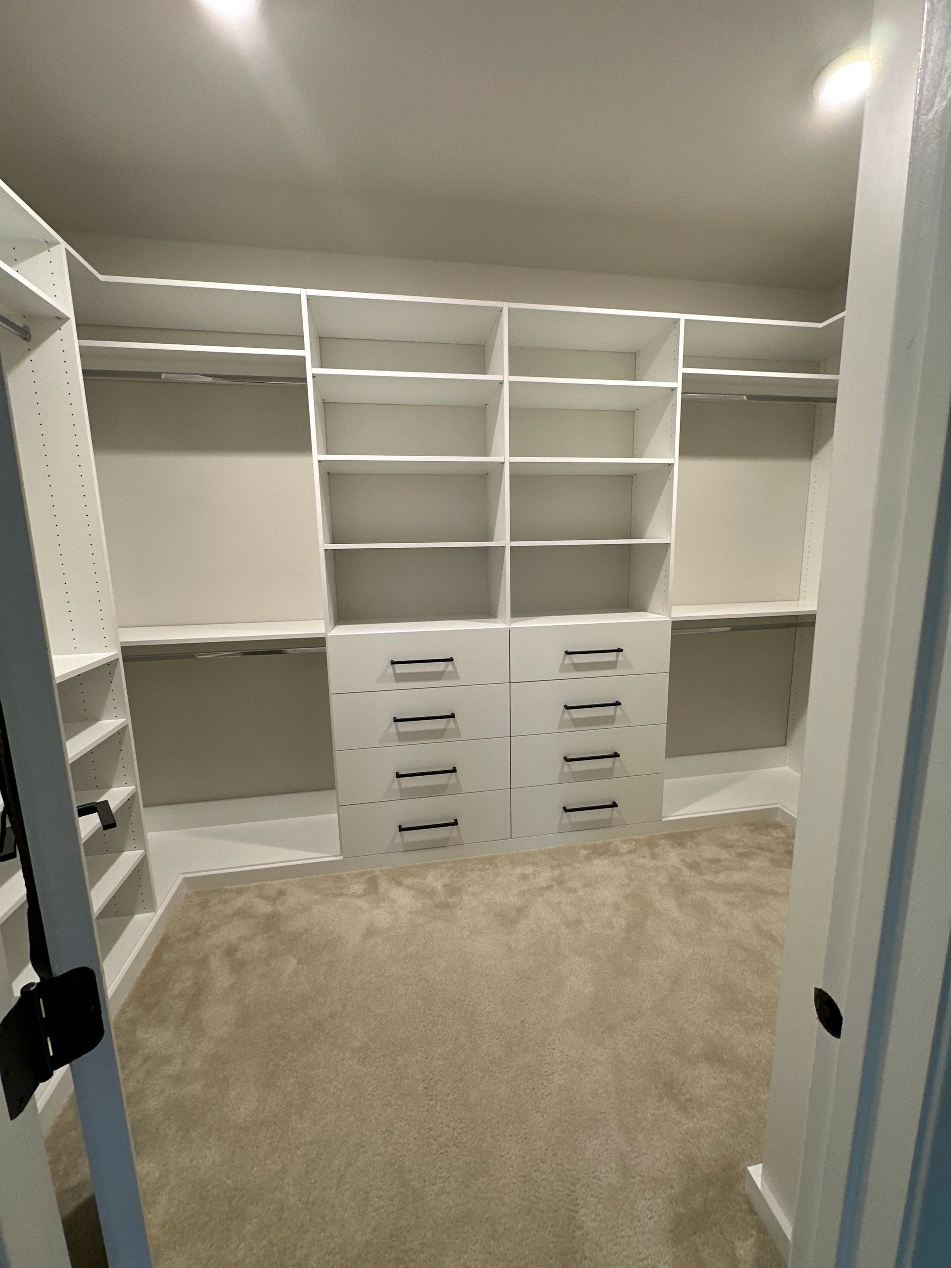 After custom closet installation Fantasy Closets