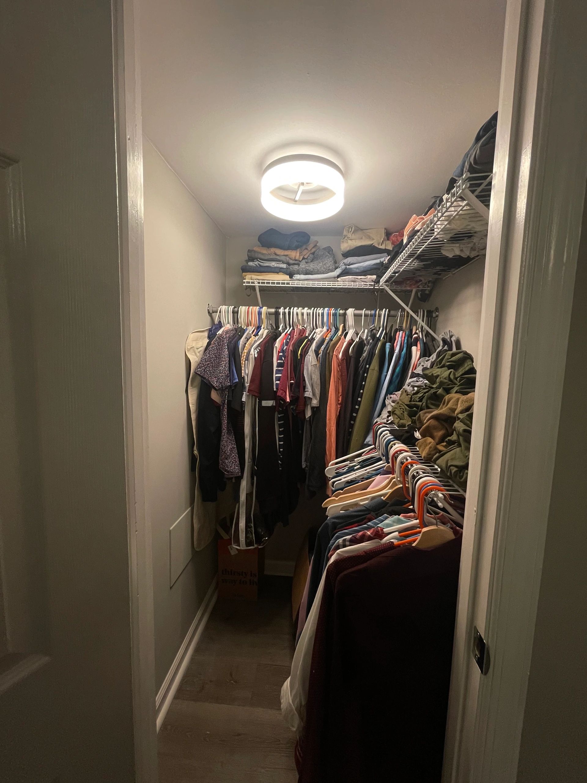 Before storage space Fantasy Closets